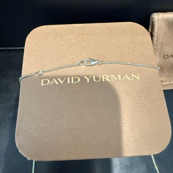 DAVID YURMAN CHAIN 16”-18" in sterling silver, 1.25mm (with extras) - Picture 5 of 14